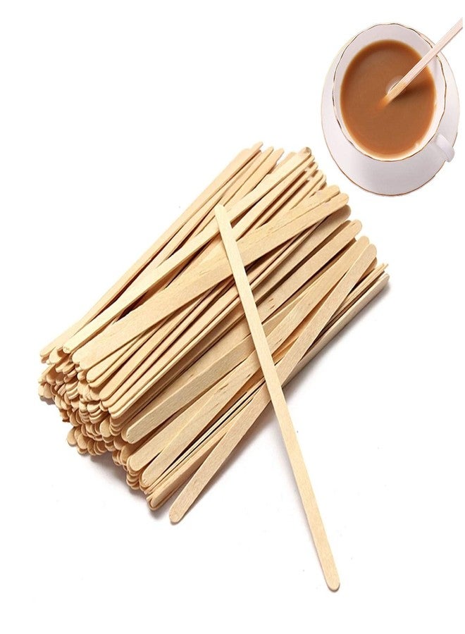DNY Wooden Coffee Stirrer Sticks 1000 Pcs | 5.5 Inch Eco Friendly Disposable Beverage Stirrers | Strong Smooth Wooden Mixing Sticks for Coffee, Tea & Cold Drinks | for Home Office Cafe Bar Party Use - Image 1
